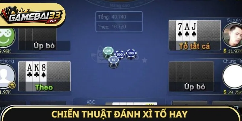 Chiến thuật đánh Xì Tố hay